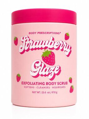 Body Prescriptions Strawberry Glaze Exfoliating Body Scrub 23.6 oz